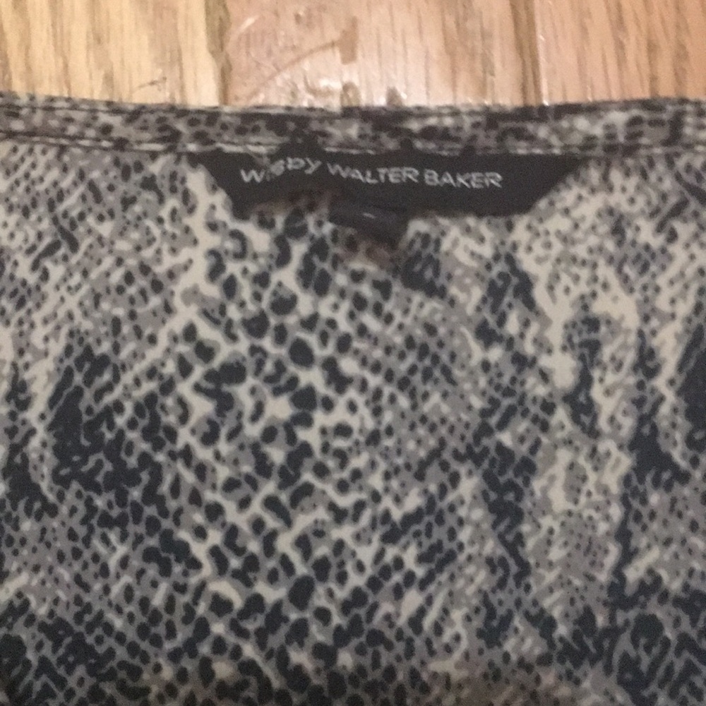 W118 by Walter Baker snakeskin print jumpsuit - Picture 4 of 7